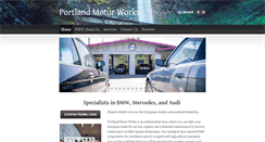 Desktop Screenshot of portlandmotorworks.com